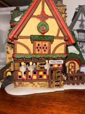 Department 56 Dickens Village “Leacock Poulterer” in box